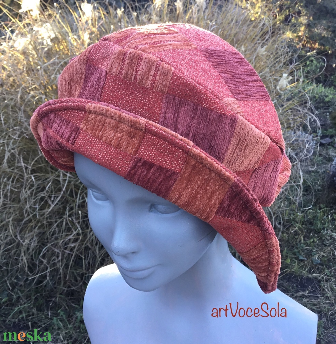 Narancskocka Kalap - ruha & divat - sál, sapka, kendő - kalap - Meska.hu