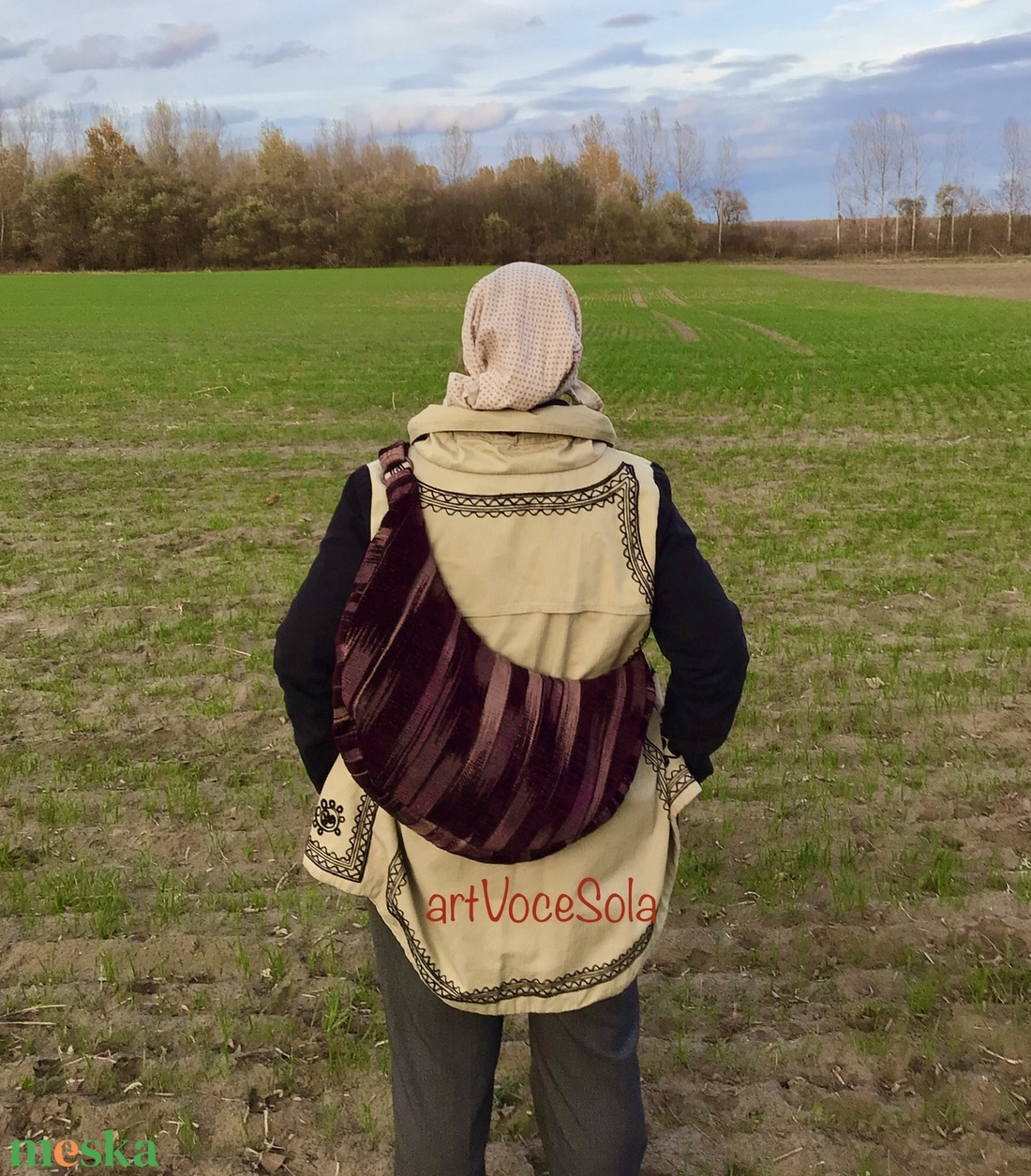 Beduin Félhold Táska - táska & tok - kézitáska & válltáska - vállon átvethető táska - Meska.hu