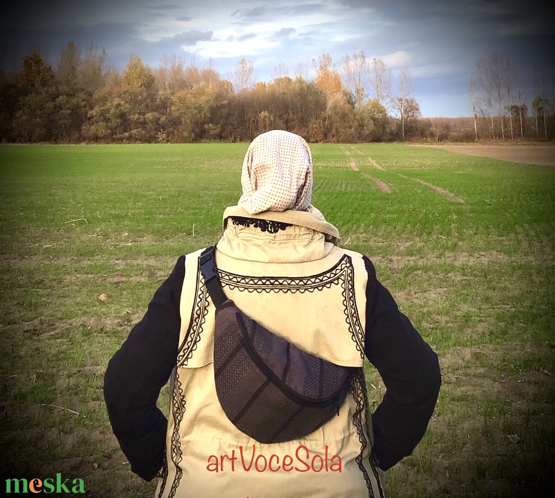 Szürkület  XL nagy Övtáska - táska & tok - övtáska - Meska.hu