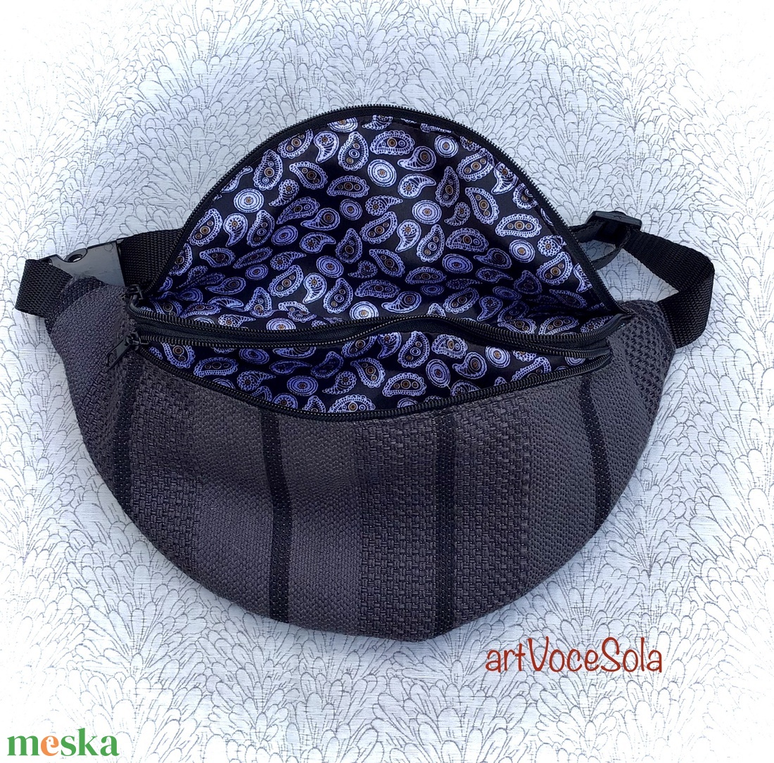 Szürkület  XL nagy Övtáska - táska & tok - övtáska - Meska.hu