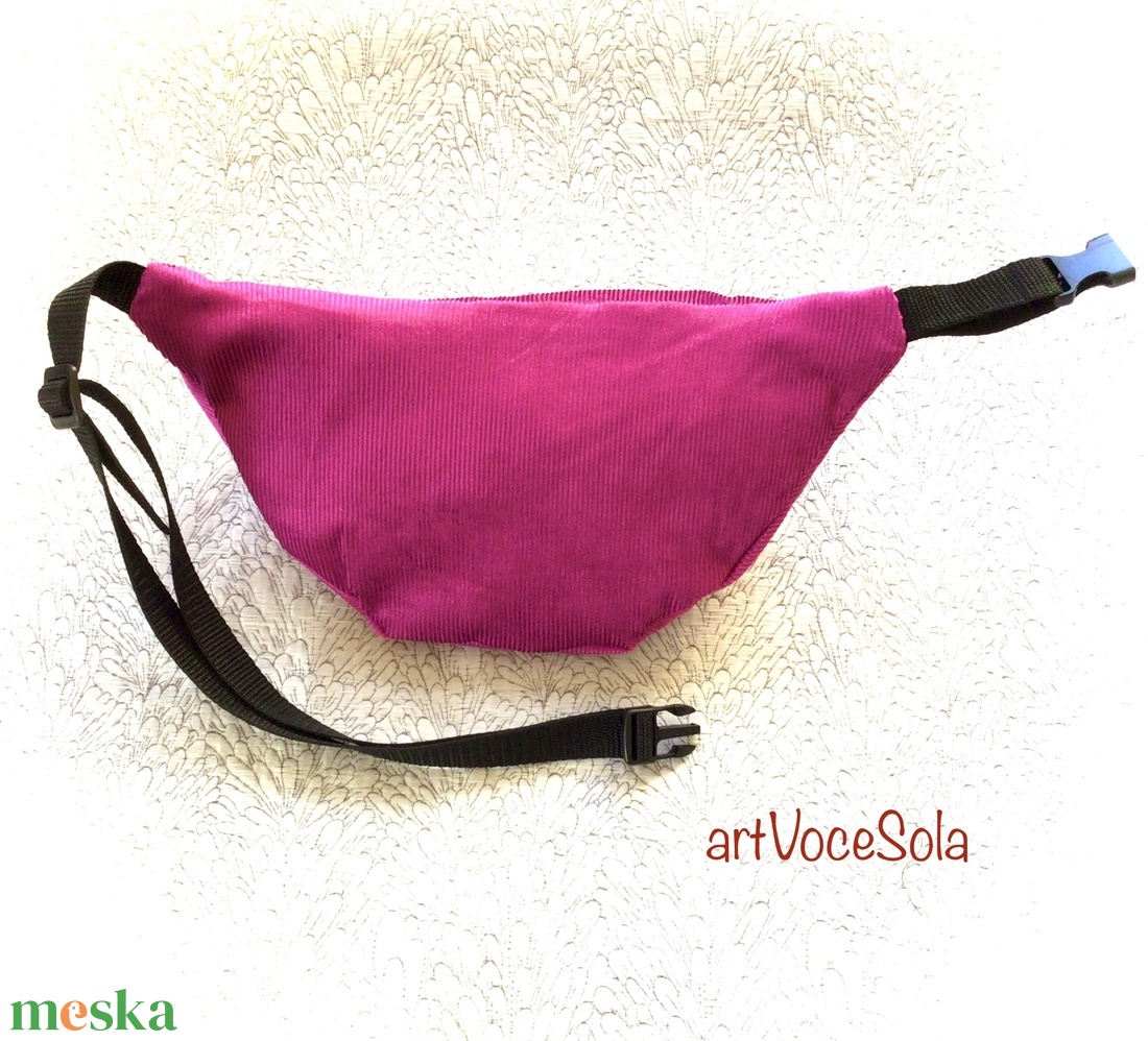 Rózsaszín köd nagy övtáska - táska & tok - övtáska - Meska.hu