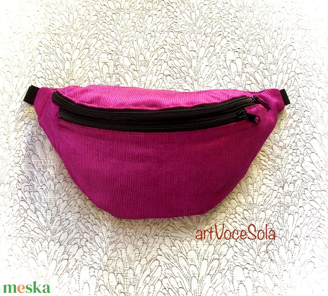 Rózsaszín köd nagy övtáska - táska & tok - övtáska - Meska.hu