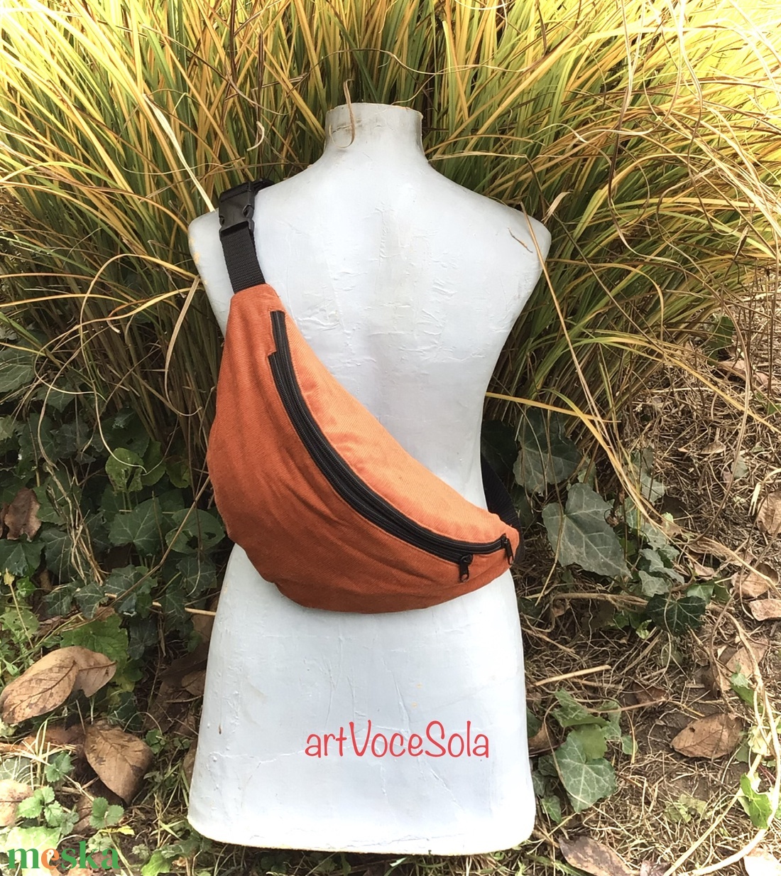 Mogyoróbokor XL nagy Övtáska - táska & tok - övtáska - Meska.hu