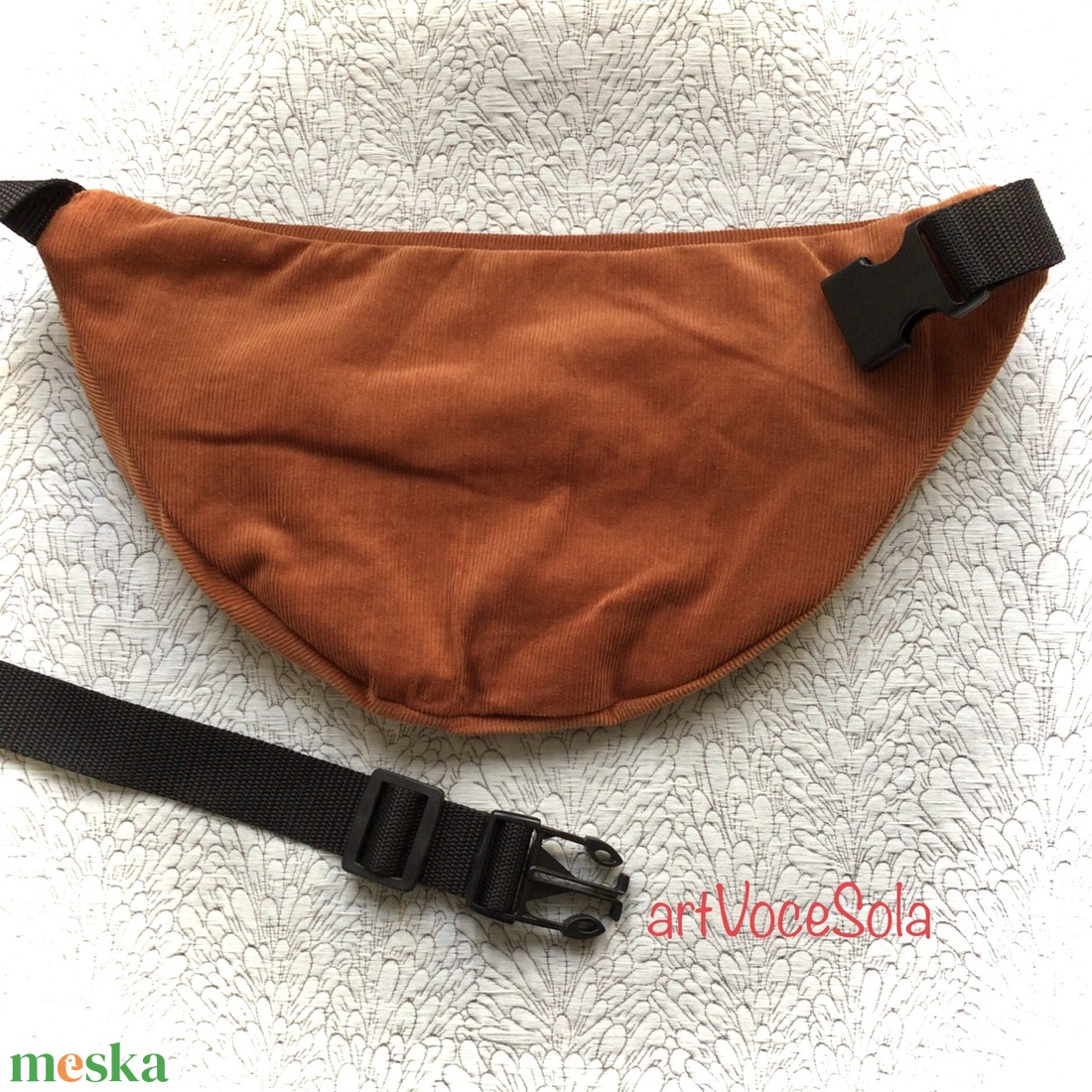 Mogyoróbokor XL nagy Övtáska - táska & tok - övtáska - Meska.hu