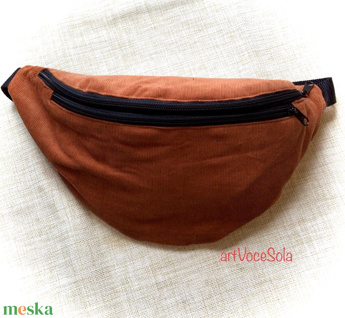 Mogyoróbokor XL nagy Övtáska - táska & tok - övtáska - Meska.hu