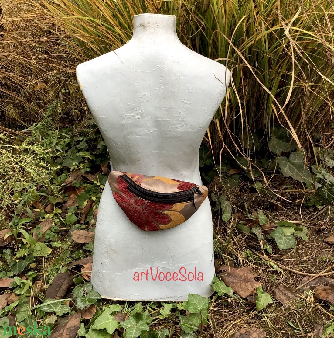 Virágzó szürkeség Övtáska - táska & tok - övtáska - Meska.hu