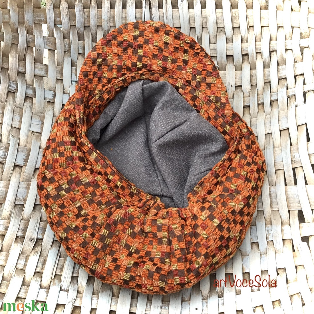 Narancs Pepita  Sapka - ruha & divat - sál, sapka, kendő - sapka - Meska.hu