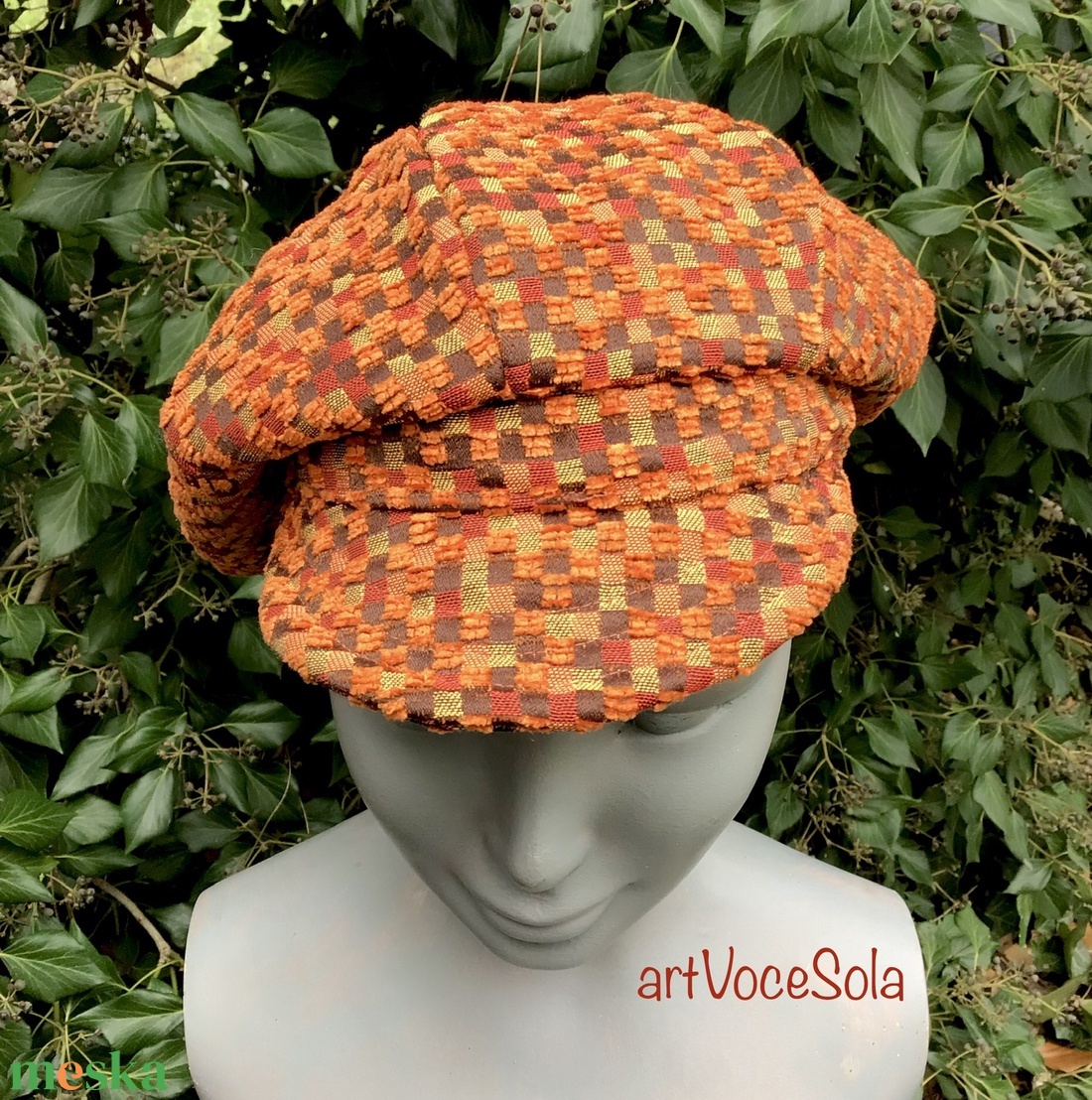 Narancs Pepita  Sapka - ruha & divat - sál, sapka, kendő - sapka - Meska.hu