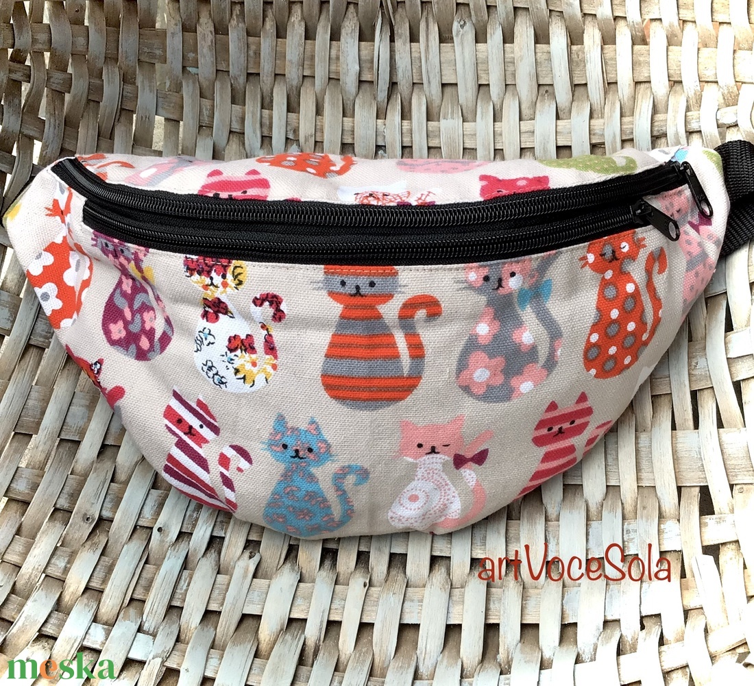 Cicasor XL nagy Övtáska - táska & tok - övtáska - Meska.hu