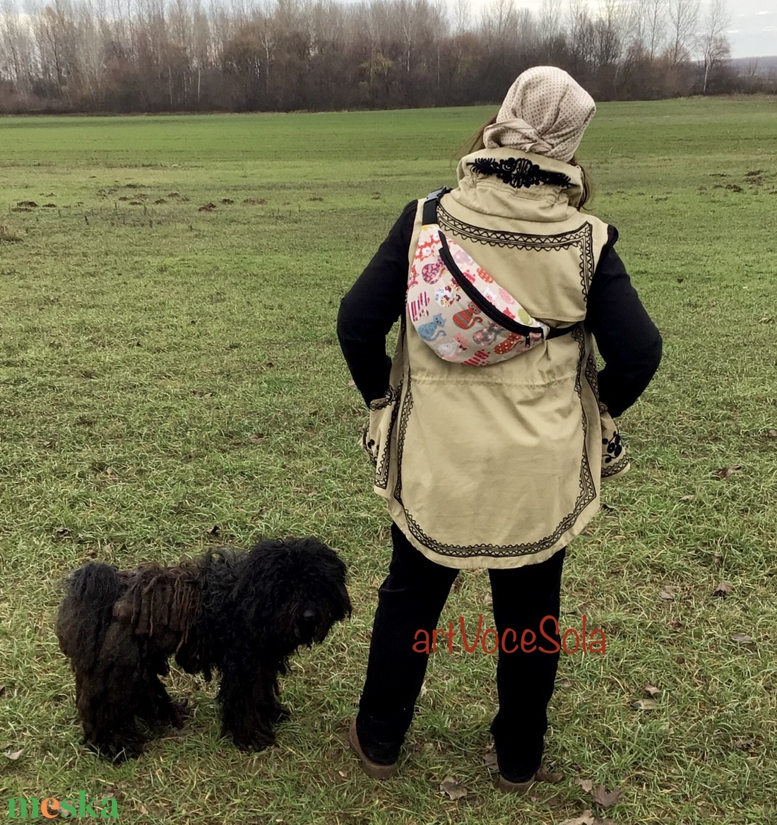 Cicasor XL nagy Övtáska - táska & tok - övtáska - Meska.hu