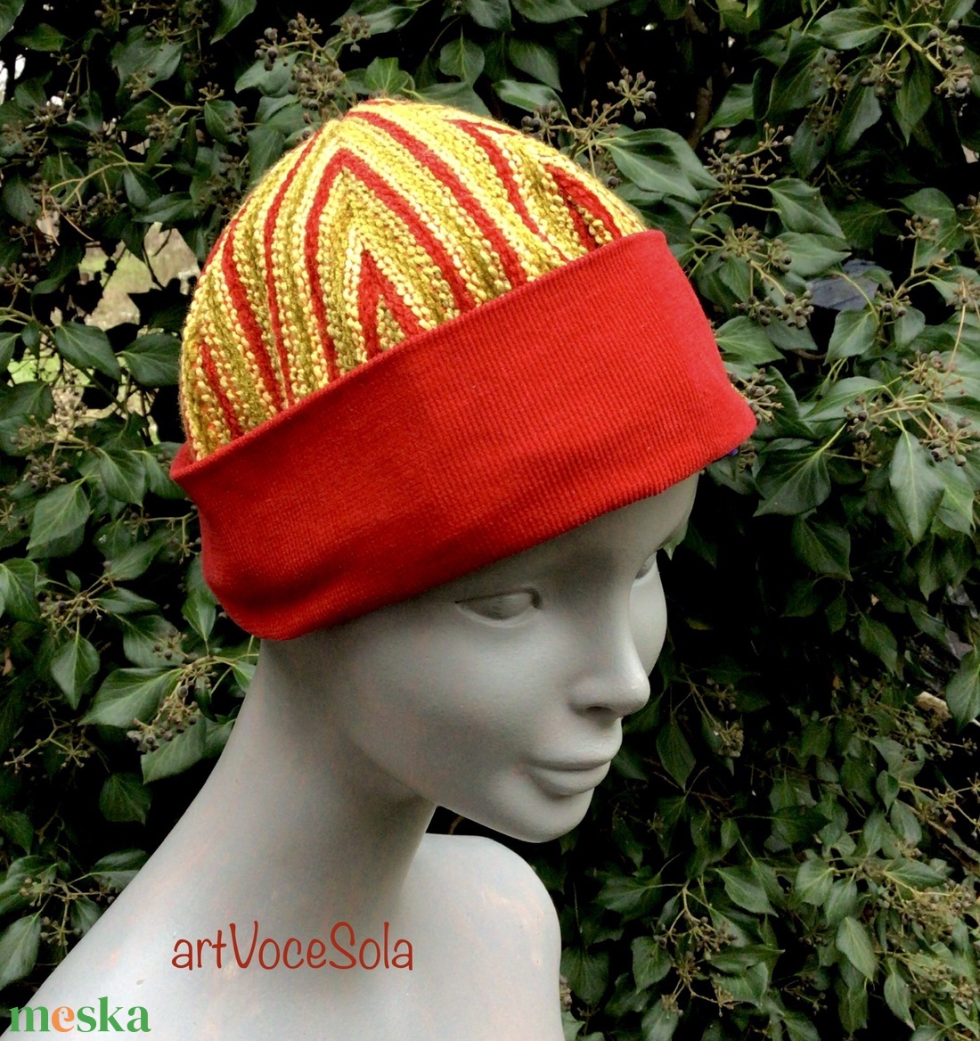 Vidámnapsugár  Sapka - ruha & divat - sál, sapka, kendő - sapka - Meska.hu