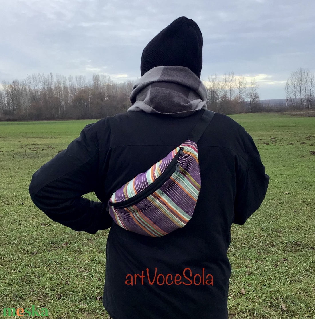 Színesgondolatok  XL nagy Övtáska - táska & tok - övtáska - Meska.hu