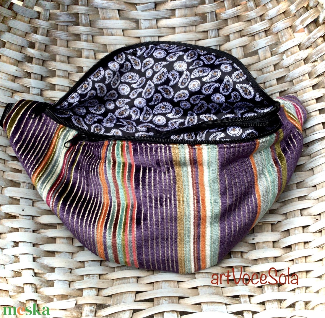 Színesgondolatok  XL nagy Övtáska - táska & tok - övtáska - Meska.hu