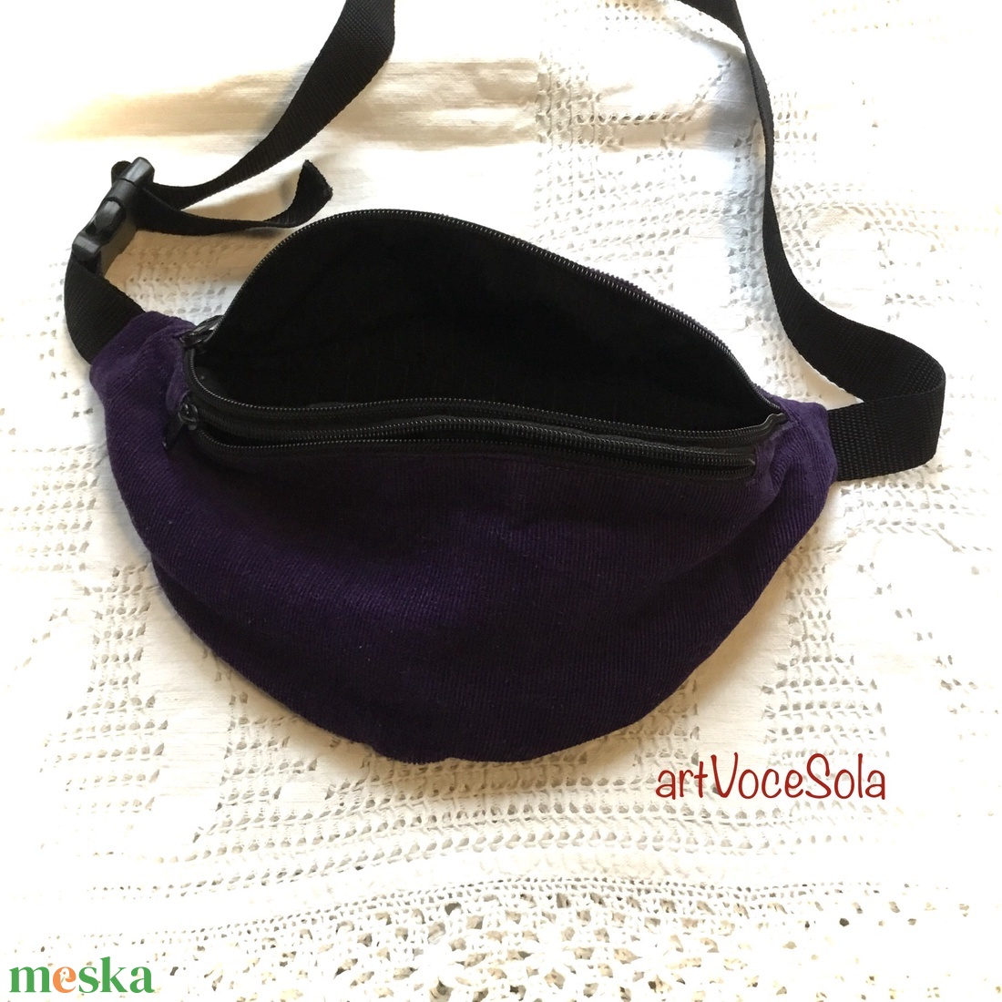 Lilla nagy övtáska - táska & tok - övtáska - Meska.hu