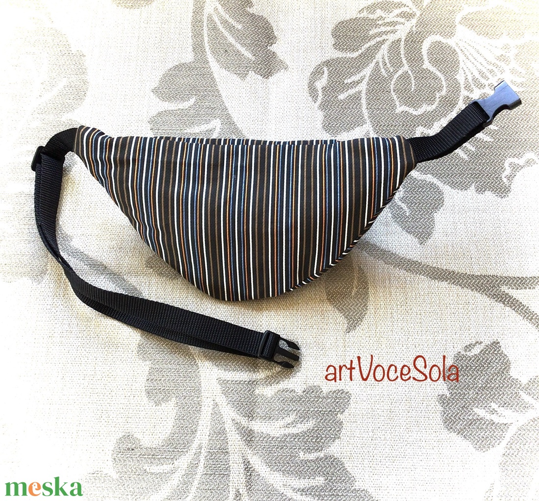 Föld és ég - csíkos Övtáska - táska & tok - övtáska - Meska.hu