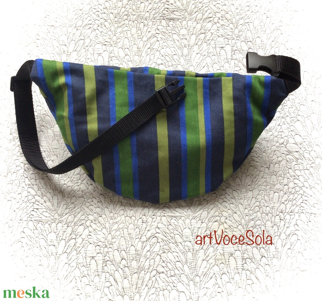 Vetésforgó - csíkos nagy Övtáska - táska & tok - övtáska - Meska.hu