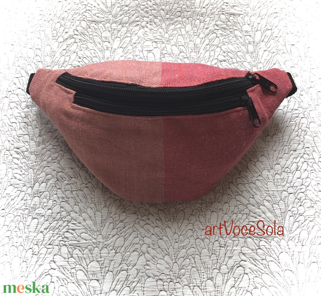 Kemping- vászon  Övtáska - táska & tok - övtáska - Meska.hu