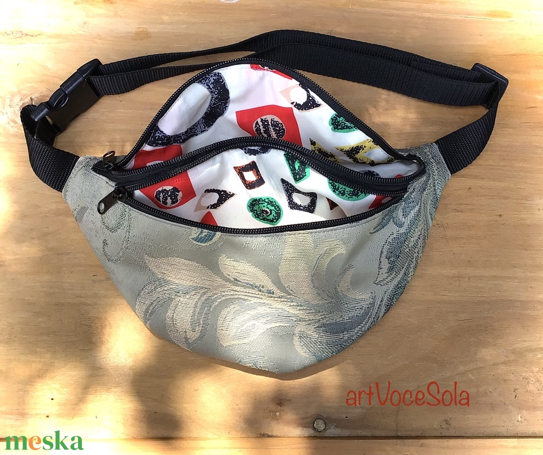 Csendlevél - nagy Övtáska - táska & tok - övtáska - Meska.hu