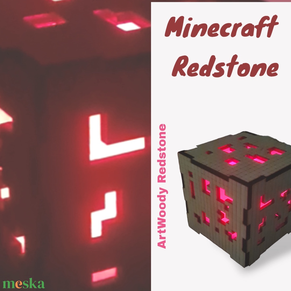 Minecraft Red Stone lámpa (9x9 cm) - otthon & életmód - lámpa - hangulatlámpa - Meska.hu Minecraft Red Stone lámpa (9x9 cm) - otthon & életmód - lámpa - hangulatlámpa - Meska.hu