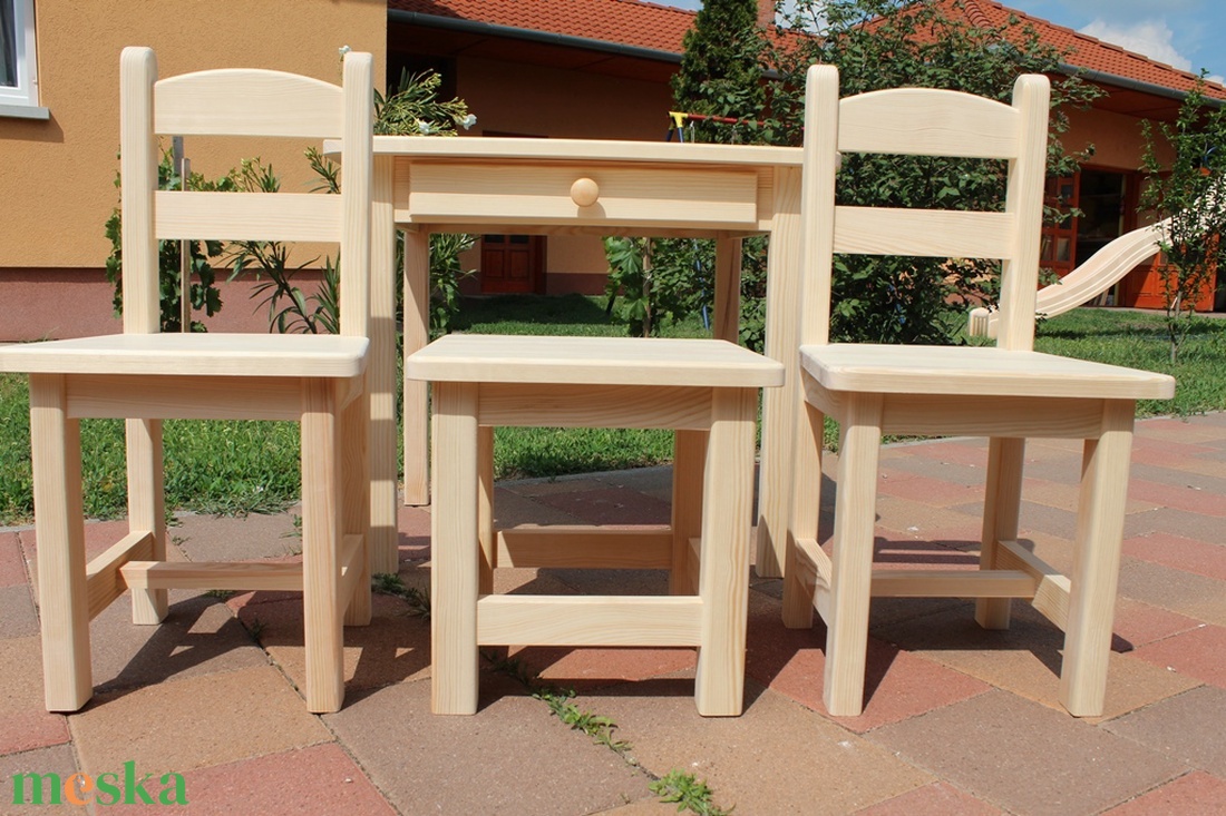 Hokedli szék gyerek szék sámli pad lóca fa bútor asztal borovi fenyő  - otthon & életmód - bútor - szék & fotel - Meska.hu