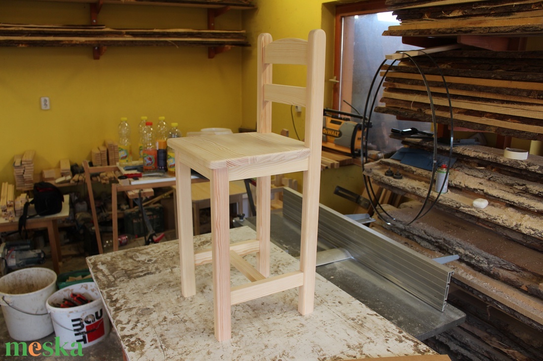 Etetőszék fa bútor Gyerekasztal gyerekszék gyerek  asztal szék sámli pad hokedli - otthon & életmód - babaszoba, gyerekszoba - babaszoba, gyerekszoba - Meska.hu