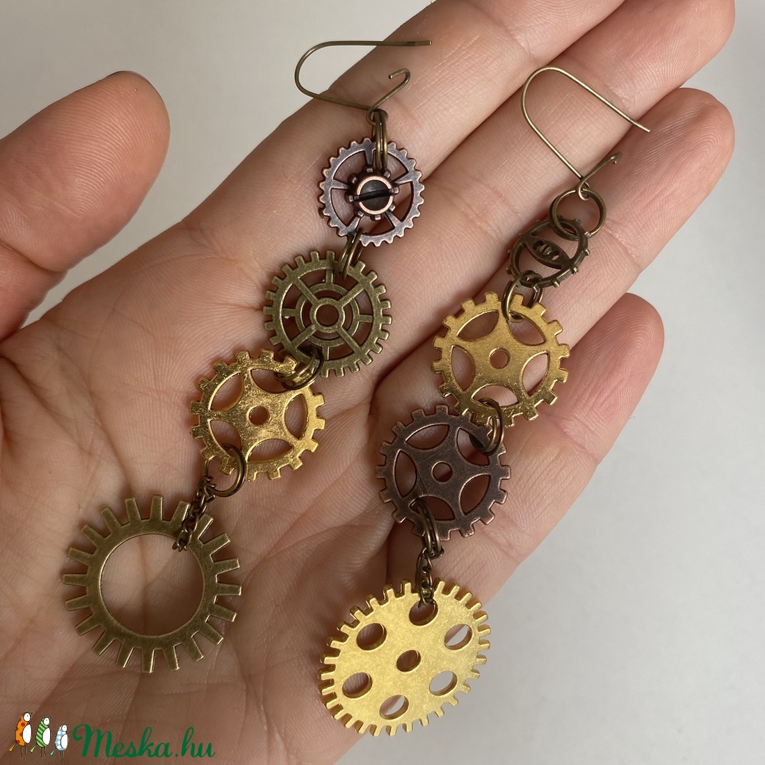 Steampunk fülbevaló, lógós - ékszer - fülbevaló - lógó fülbevaló - Meska.hu Steampunk fülbevaló, lógós - ékszer - fülbevaló - lógó fülbevaló - Meska.hu