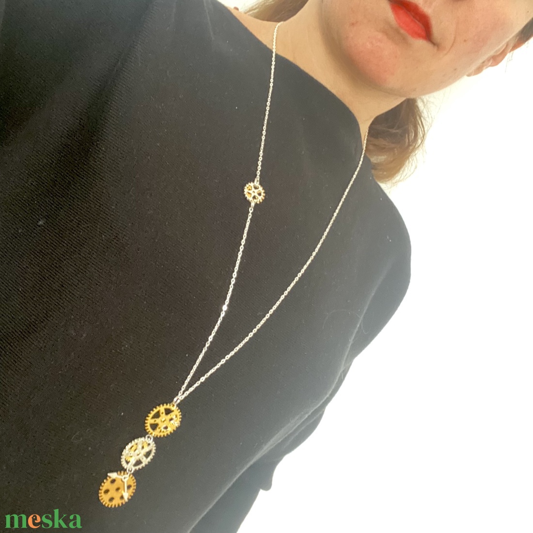 Steampunk nyaklánc és medál, hosszú - ékszer - nyaklánc - medálos nyaklánc - Meska.hu Steampunk nyaklánc és medál, hosszú - ékszer - nyaklánc - medálos nyaklánc - Meska.hu