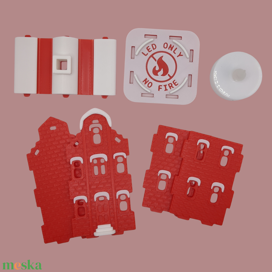 Mécsestartó házikó - otthon & életmód - dekoráció - dísztárgy - Meska.hu