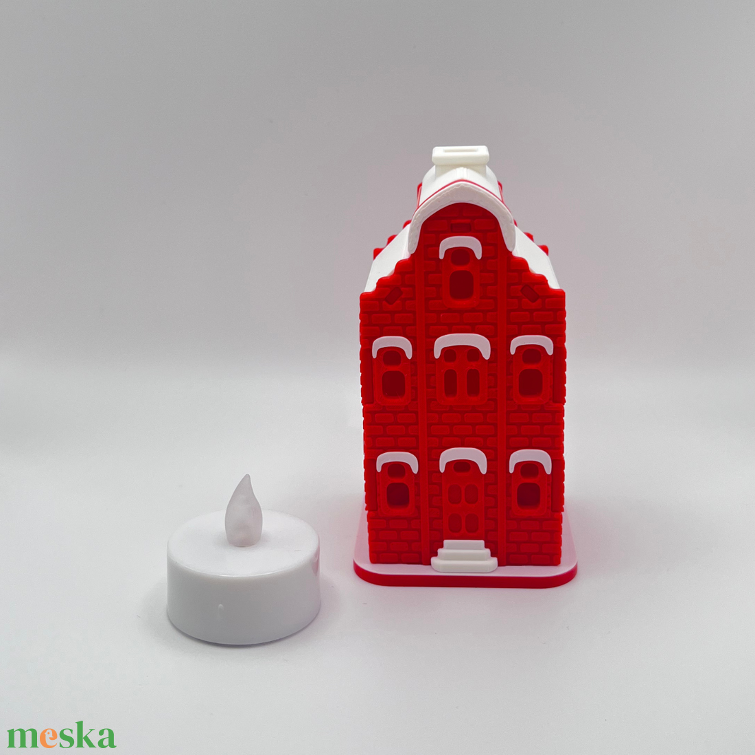 Mécsestartó házikó - otthon & életmód - dekoráció - dísztárgy - Meska.hu