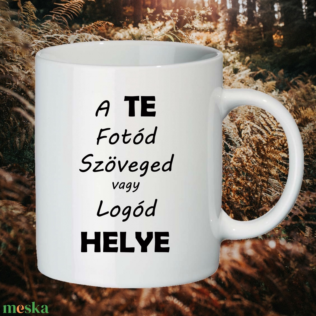 Egyedi Bögre - Saját Fényképpel, Felirattal vagy Logóval EB1 - otthon & életmód - konyhafelszerelés, tálalás - tálalás - bögre & csésze - Meska.hu