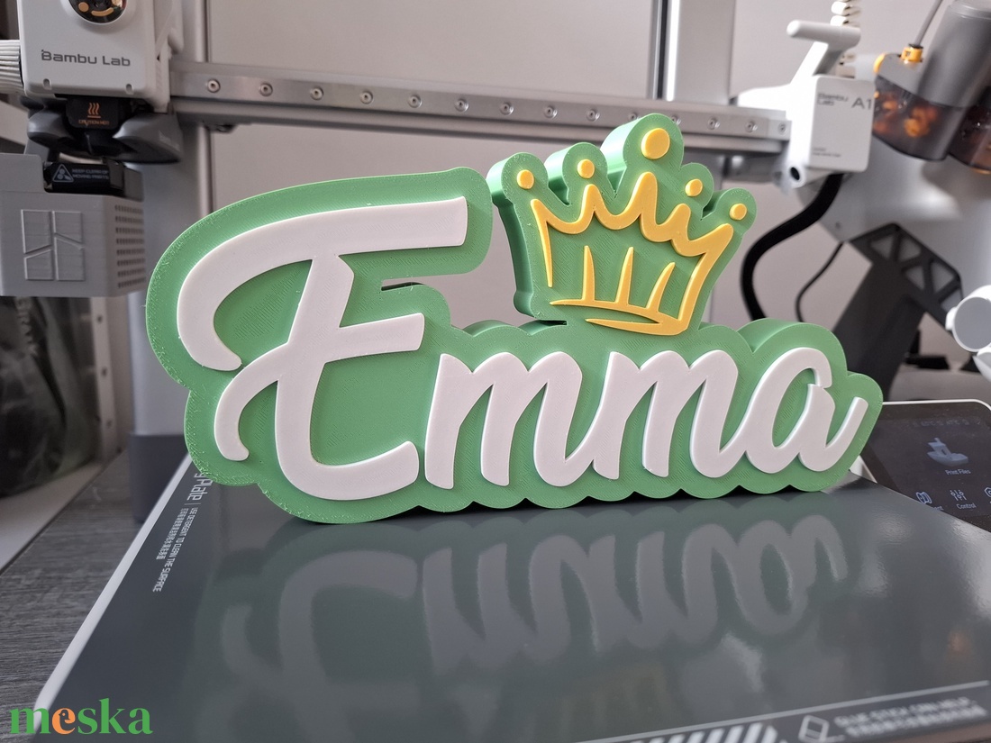 Egyedi 3D nyomtatott keresztnevek - otthon & életmód - dekoráció - dísztárgy - Meska.hu