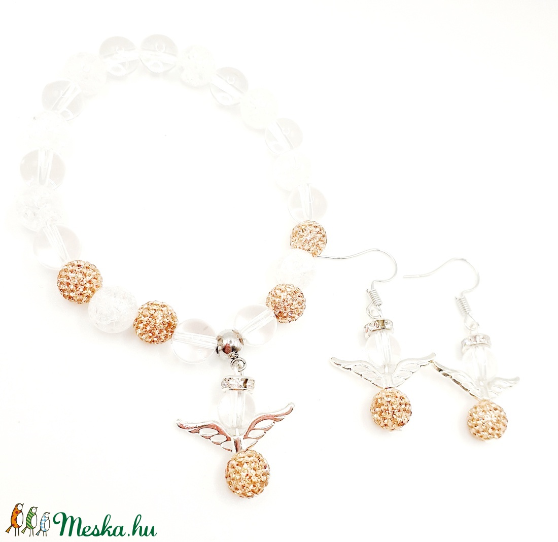 Hegyikristaly Angyal Arany Shamballa Asvany Karkoto Szett Meska Hu