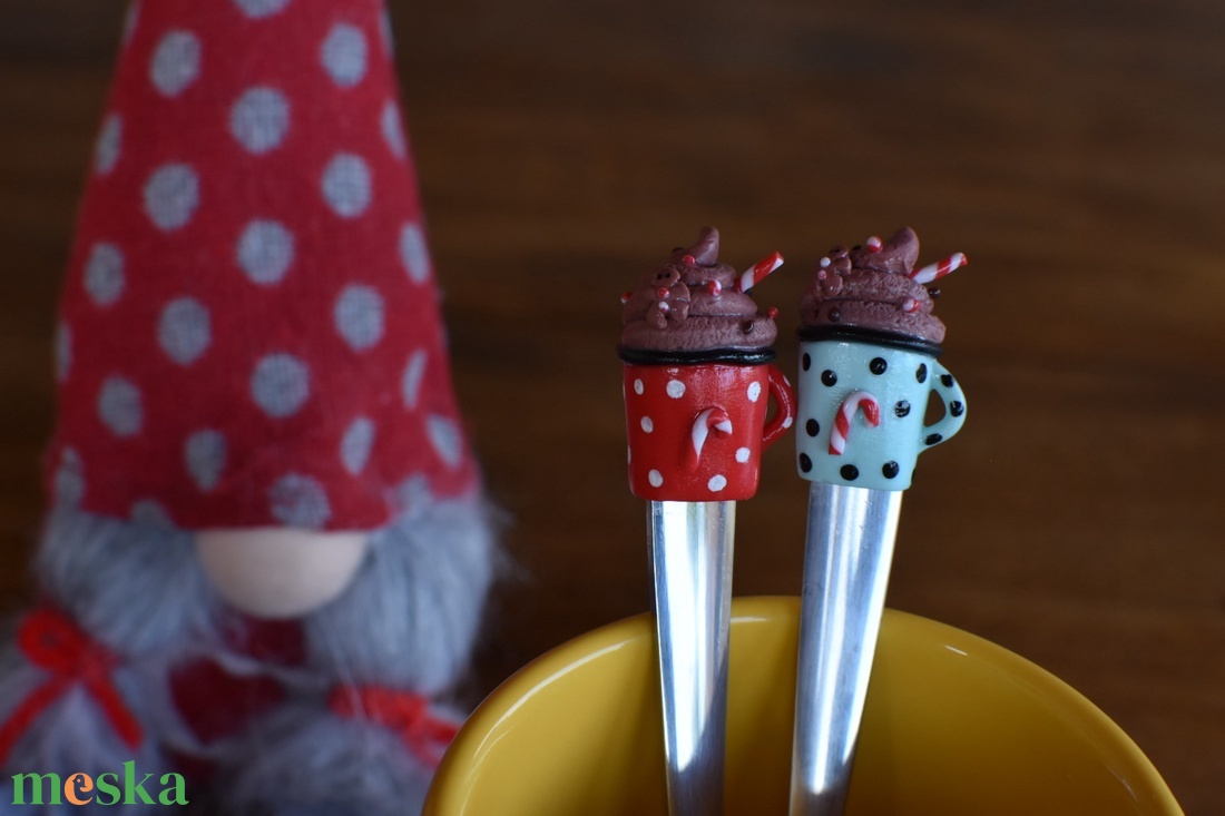 Kakaós kanál - otthon & életmód - konyhafelszerelés, tálalás - tálalás - kanál & villa - Meska.hu