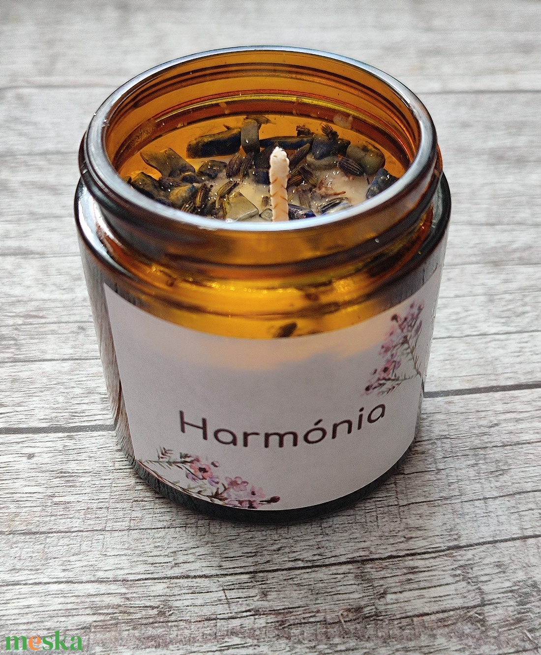 Harmónia - szójagyertya levendulával, lapis lazuli ásvánnyal - otthon & életmód - gyertya, illat, aroma - gyertya - Meska.hu Harmónia - szójagyertya levendulával, lapis lazuli ásvánnyal - otthon & életmód - gyertya, illat, aroma - gyertya - Meska.hu