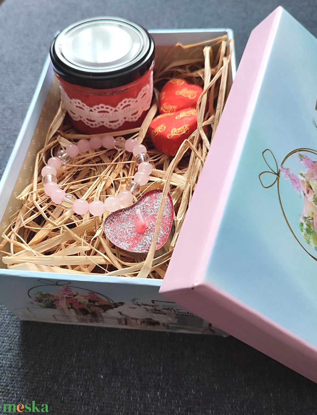 Ajándék box - szójagyertya + ásványkarkötő csomag - otthon & életmód - gyertya, illat, aroma - gyertya - Meska.hu Ajándék box - szójagyertya + ásványkarkötő csomag - otthon & életmód - gyertya, illat, aroma - gyertya - Meska.hu