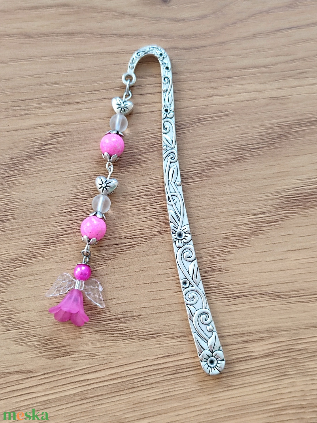 Angyalkás könyvjelző - könyv & zene - könyvjelző - Meska.hu