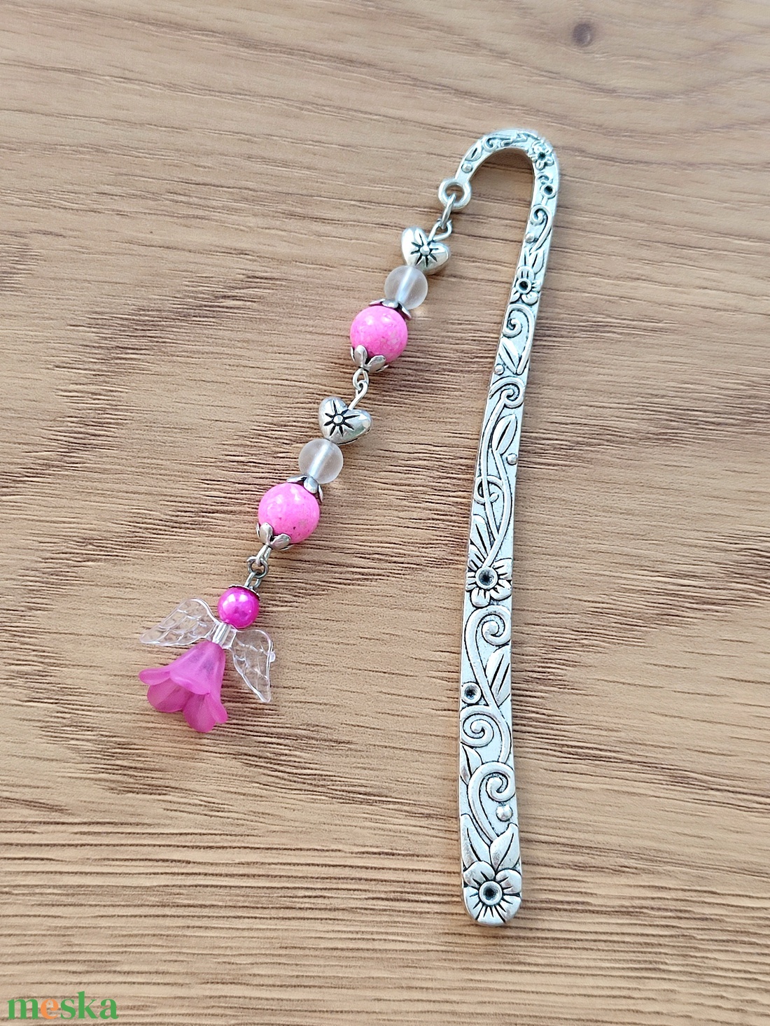 Angyalkás könyvjelző - könyv & zene - könyvjelző - Meska.hu