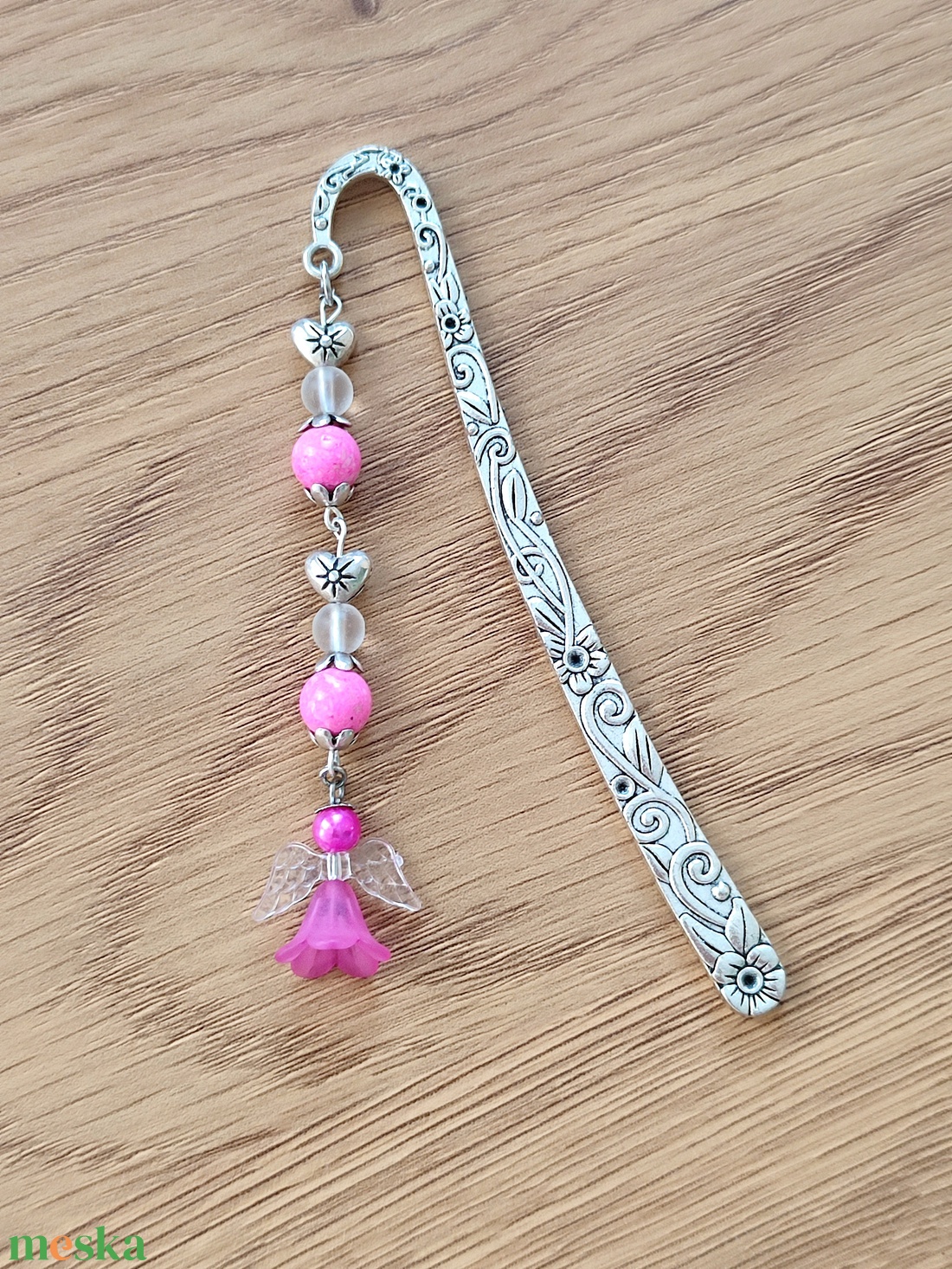 Angyalkás könyvjelző - könyv & zene - könyvjelző - Meska.hu