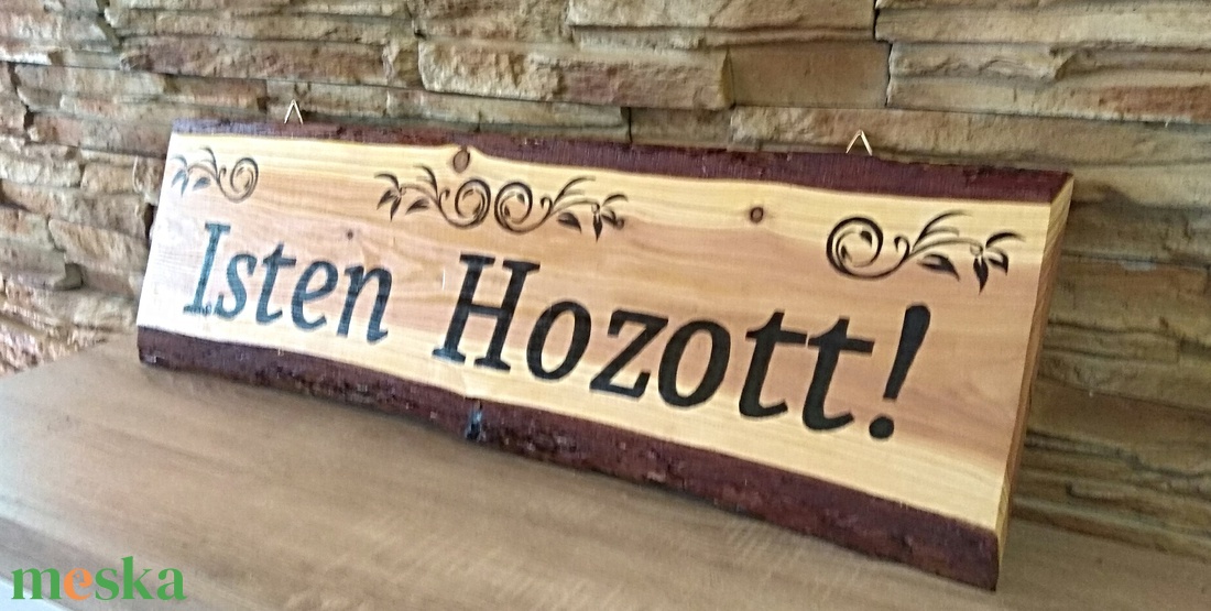 90 cm-es Isten Hozott üdvözlő tábla - otthon & életmód - ház & kert - isten hozott tábla - Meska.hu 90 cm-es Isten Hozott üdvözlő tábla - otthon & életmód - ház & kert - isten hozott tábla - Meska.hu