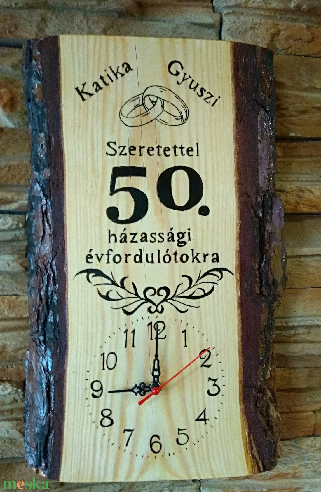 Falióra házassági évfordulóra nevekkel - otthon & életmód - dekoráció - fali és függő dekoráció - falióra & óra - Meska.hu Falióra házassági évfordulóra nevekkel - otthon & életmód - dekoráció - fali és függő dekoráció - falióra & óra - Meska.hu