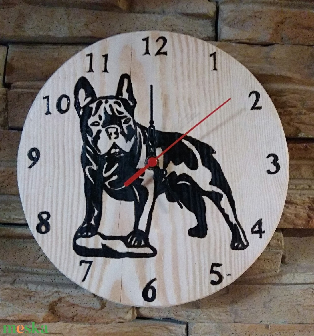 Francia bulldog kézműves falióra - otthon & életmód - dekoráció - fali és függő dekoráció - falióra & óra - Meska.hu Francia bulldog kézműves falióra - otthon & életmód - dekoráció - fali és függő dekoráció - falióra & óra - Meska.hu