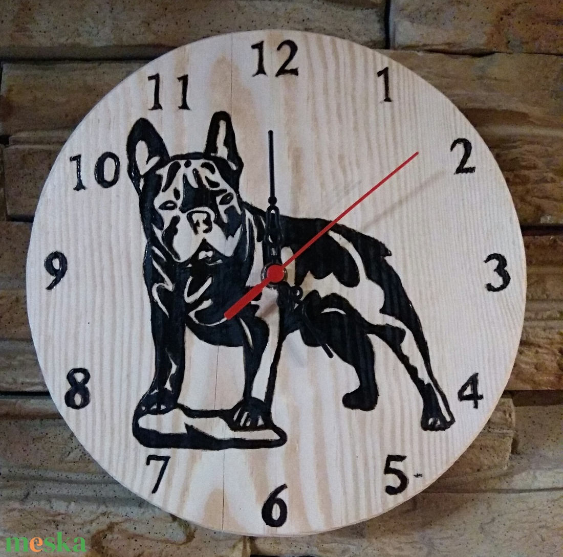 Francia bulldog kézműves falióra - otthon & életmód - dekoráció - fali és függő dekoráció - falióra & óra - Meska.hu Francia bulldog kézműves falióra - otthon & életmód - dekoráció - fali és függő dekoráció - falióra & óra - Meska.hu