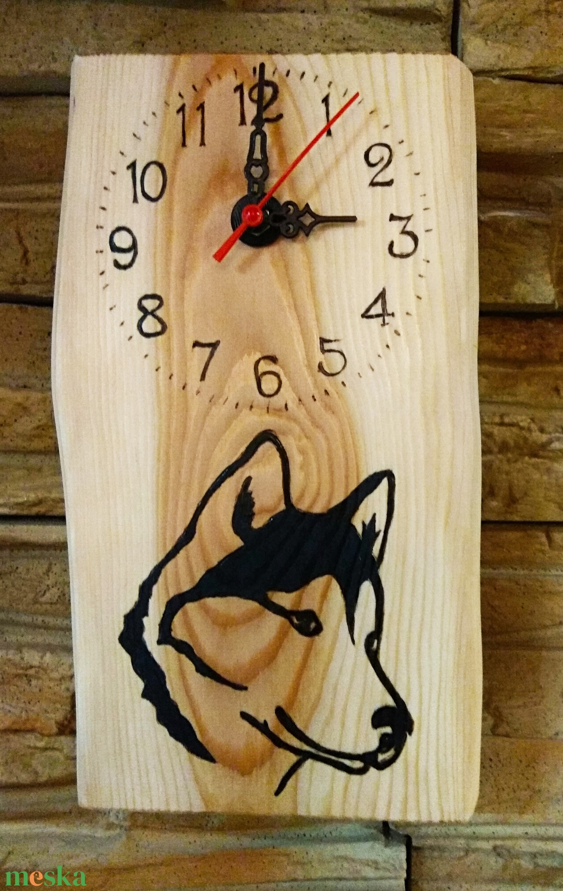 Husky kutya falióra - otthon & életmód - dekoráció - fali és függő dekoráció - falióra & óra - Meska.hu Husky kutya falióra - otthon & életmód - dekoráció - fali és függő dekoráció - falióra & óra - Meska.hu