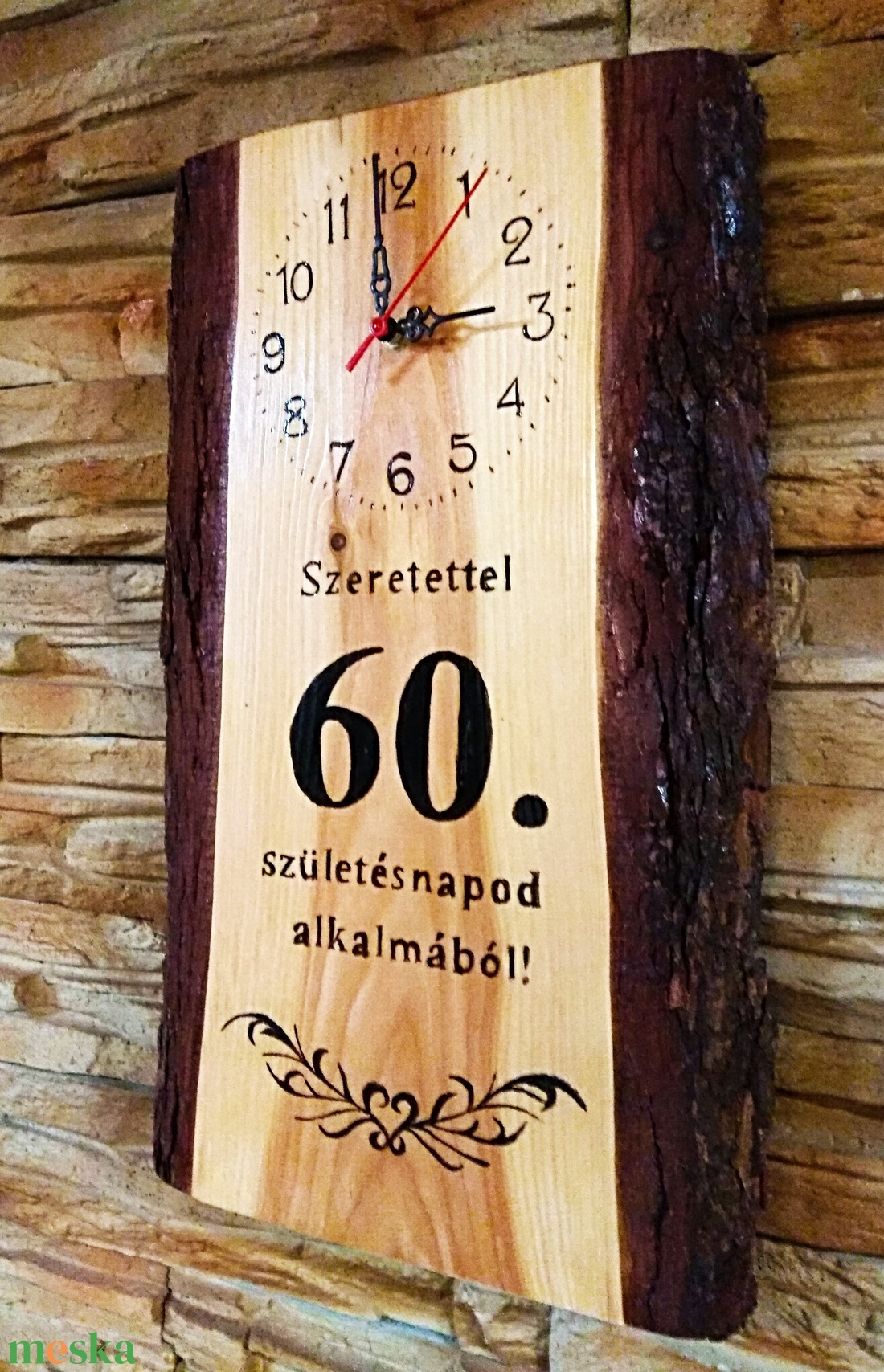 Születésnapi falióra  - otthon & életmód - dekoráció - fali és függő dekoráció - falióra & óra - Meska.hu