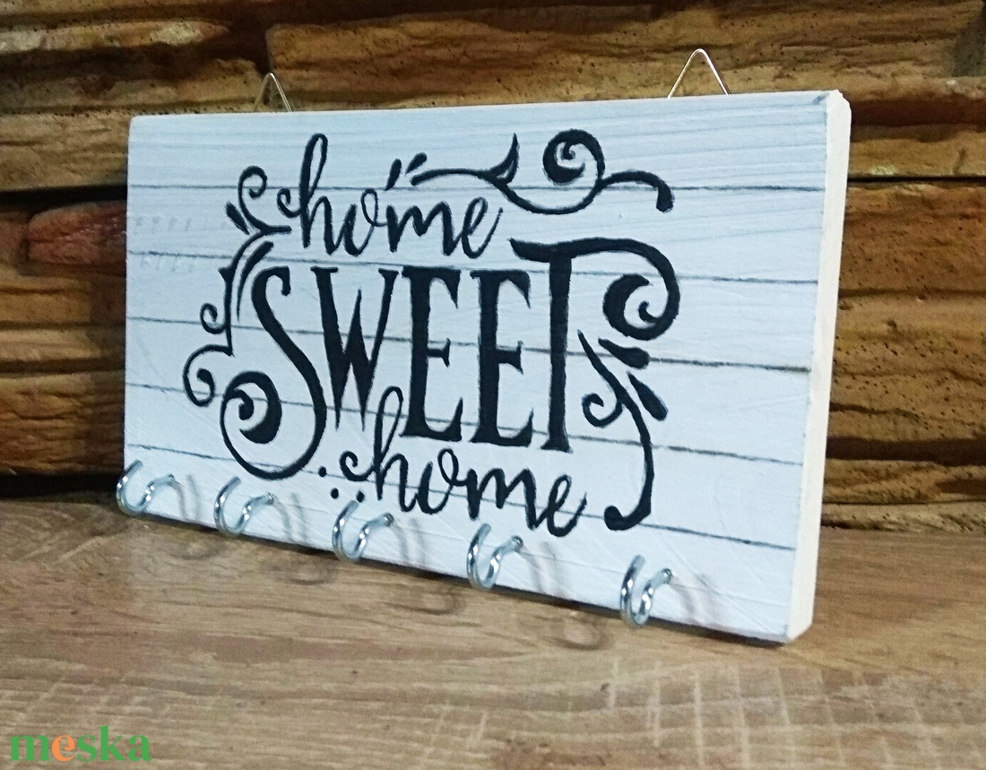 Sweet home vintage stílusú fali kulcstartó - otthon & életmód - dekoráció - fali és függő dekoráció - fali kulcstartó - Meska.hu Sweet home vintage stílusú fali kulcstartó - otthon & életmód - dekoráció - fali és függő dekoráció - fali kulcstartó - Meska.hu