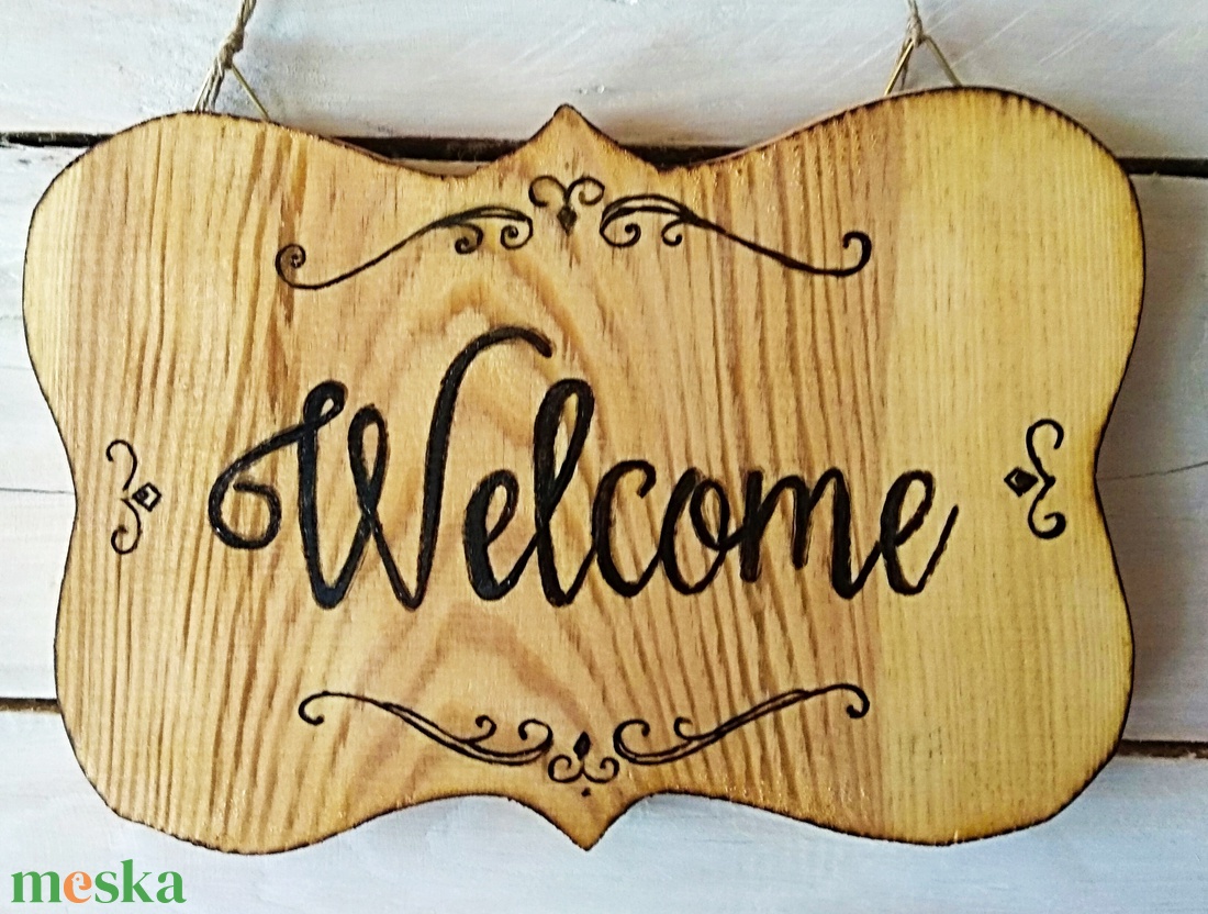 Welcome üdvözlő tábla - otthon & életmód - ház & kert - isten hozott tábla - Meska.hu Welcome üdvözlő tábla - otthon & életmód - ház & kert - isten hozott tábla - Meska.hu