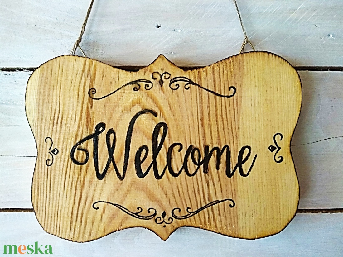 Welcome üdvözlő tábla - otthon & életmód - ház & kert - isten hozott tábla - Meska.hu Welcome üdvözlő tábla - otthon & életmód - ház & kert - isten hozott tábla - Meska.hu