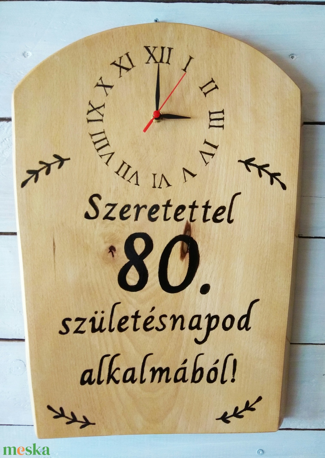 Hatalmas bükk falióra 80.születésnap alkalmából - otthon & életmód - dekoráció - fali és függő dekoráció - falióra & óra - Meska.hu Hatalmas bükk falióra 80.születésnap alkalmából - otthon & életmód - dekoráció - fali és függő dekoráció - falióra & óra - Meska.hu