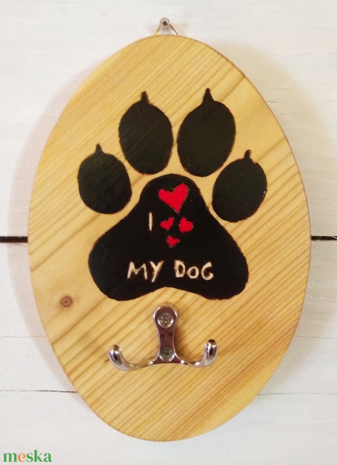 Tappancsos fali póráz tartó  - otthon & életmód - tárolás & rendszerezés - fali tároló - Meska.hu