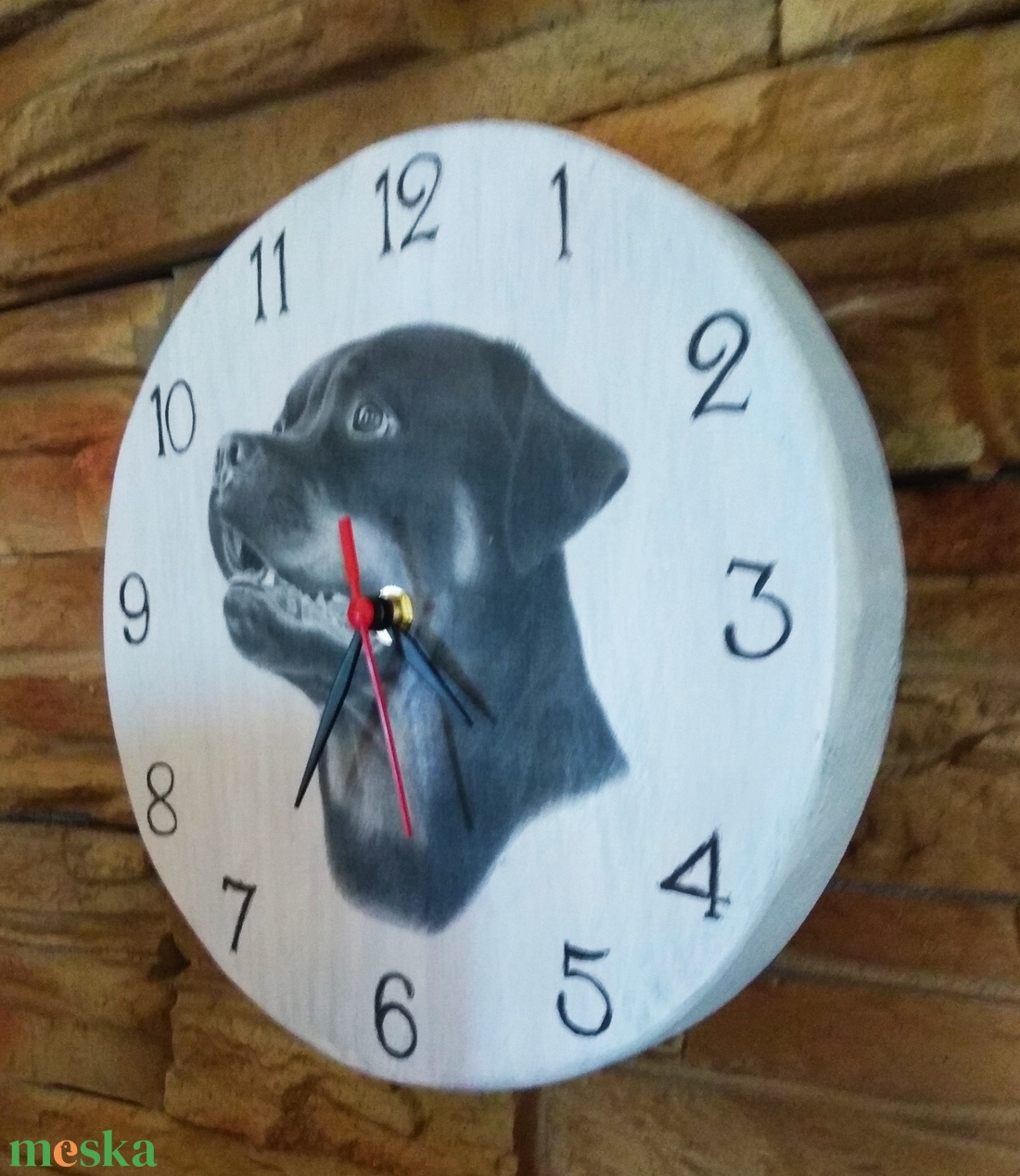 Rottweiler kutyás fa falióra - otthon & életmód - dekoráció - fali és függő dekoráció - falióra & óra - Meska.hu Rottweiler kutyás fa falióra - otthon & életmód - dekoráció - fali és függő dekoráció - falióra & óra - Meska.hu
